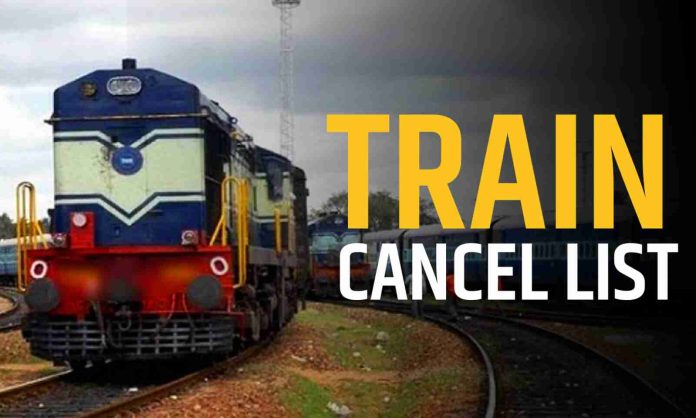 Cancel Train रेलवे ने आज 149 ट्रेनों को किया कैंसल, यात्रा करने से पहले चेक करें लिस्ट