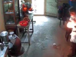 Video: Mobile phone explodes in shirt pocket, 76-year-old man narrowly escapes